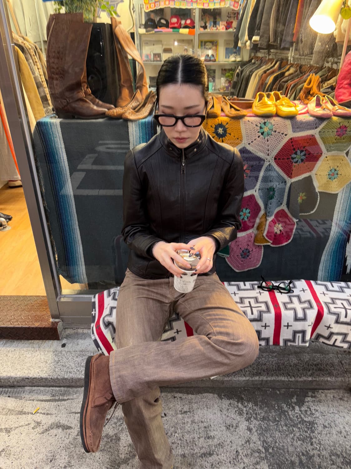 Lambskin Café Racer Jacket 상품이미지1