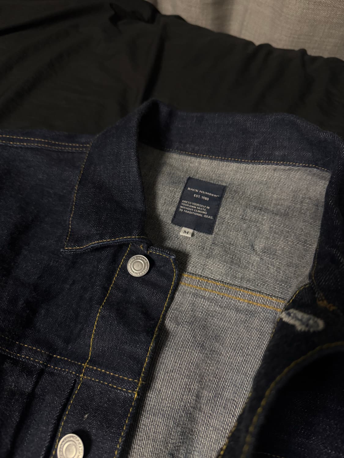 백넘버 데님 트러커 제켓 청제켓  상품이미지3