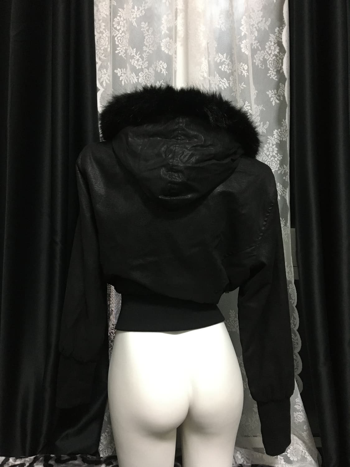 BOHEMSEO Python Leather Fur Hood ZIP-UP 상품이미지2