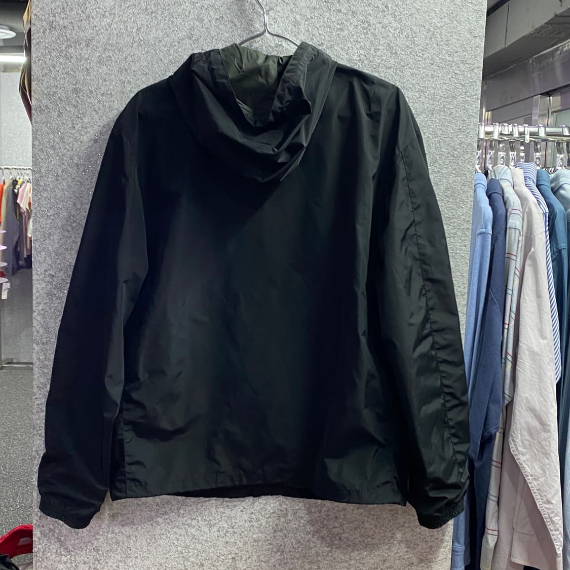 폴로 랄프로렌 포니로고 블랙 후드 바람막이 폴리 자켓 B4037 상품이미지4