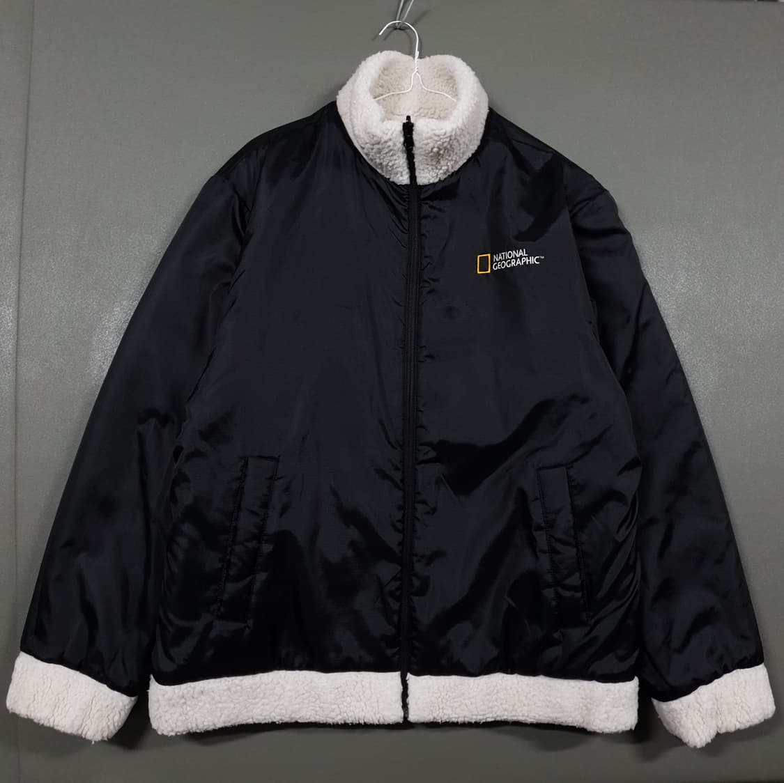 실측 XL) 내셔널지오그래픽 리버서블 양면 쉐르파 플리스 집업 자켓 상품이미지2