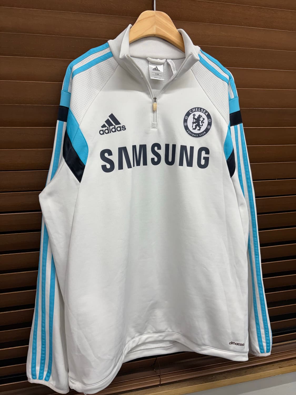 아디다스 14 15 첼시 반집업 트레이닝탑 유니폼 져지 상품이미지3