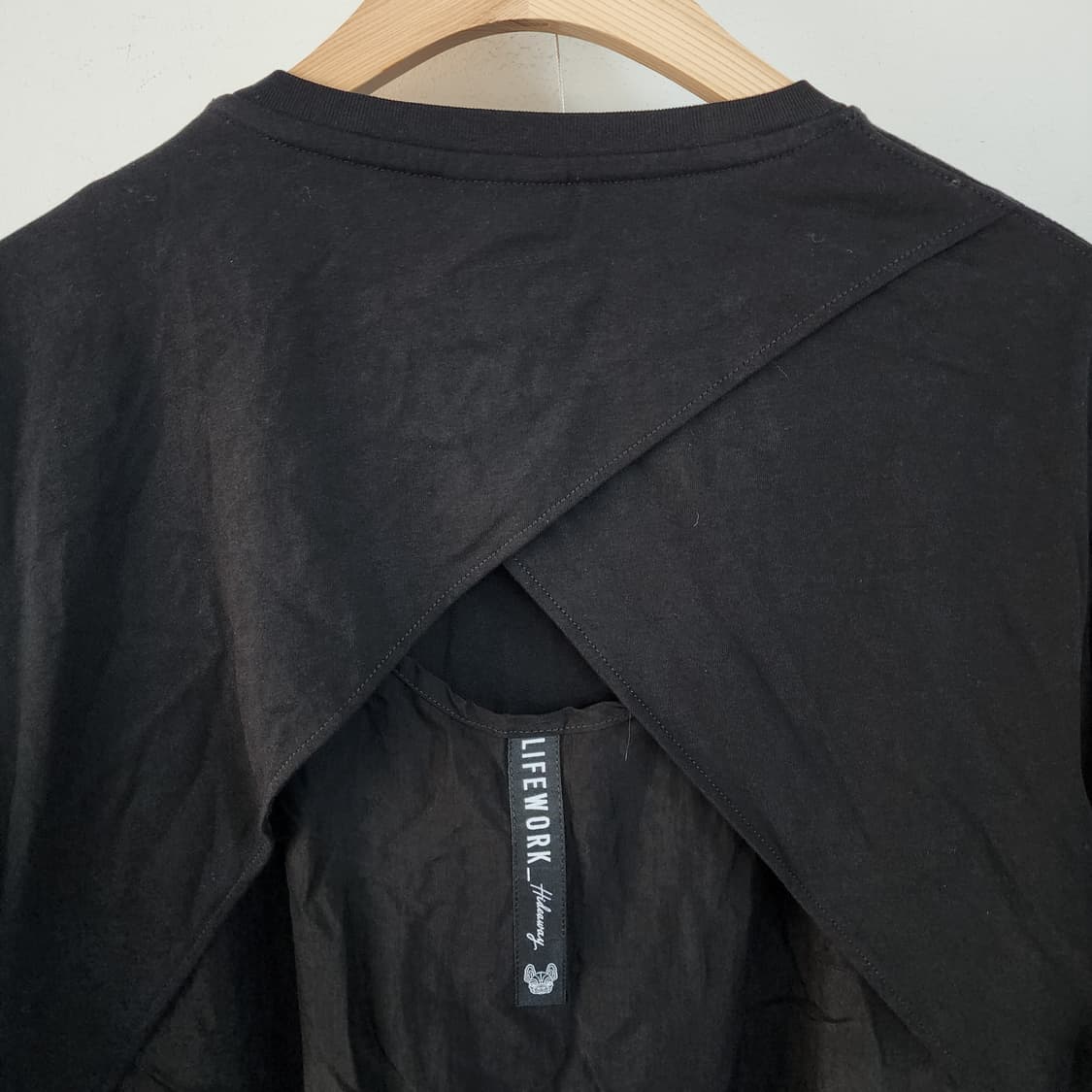 라이프워크 블랙 롱 원피스 상품이미지6