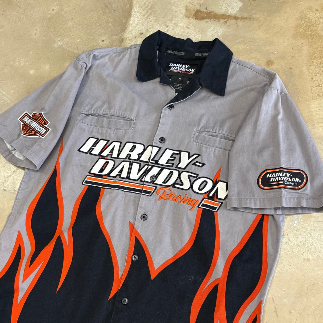 M 할리데이비슨 레이싱 반팔셔츠 상품이미지1