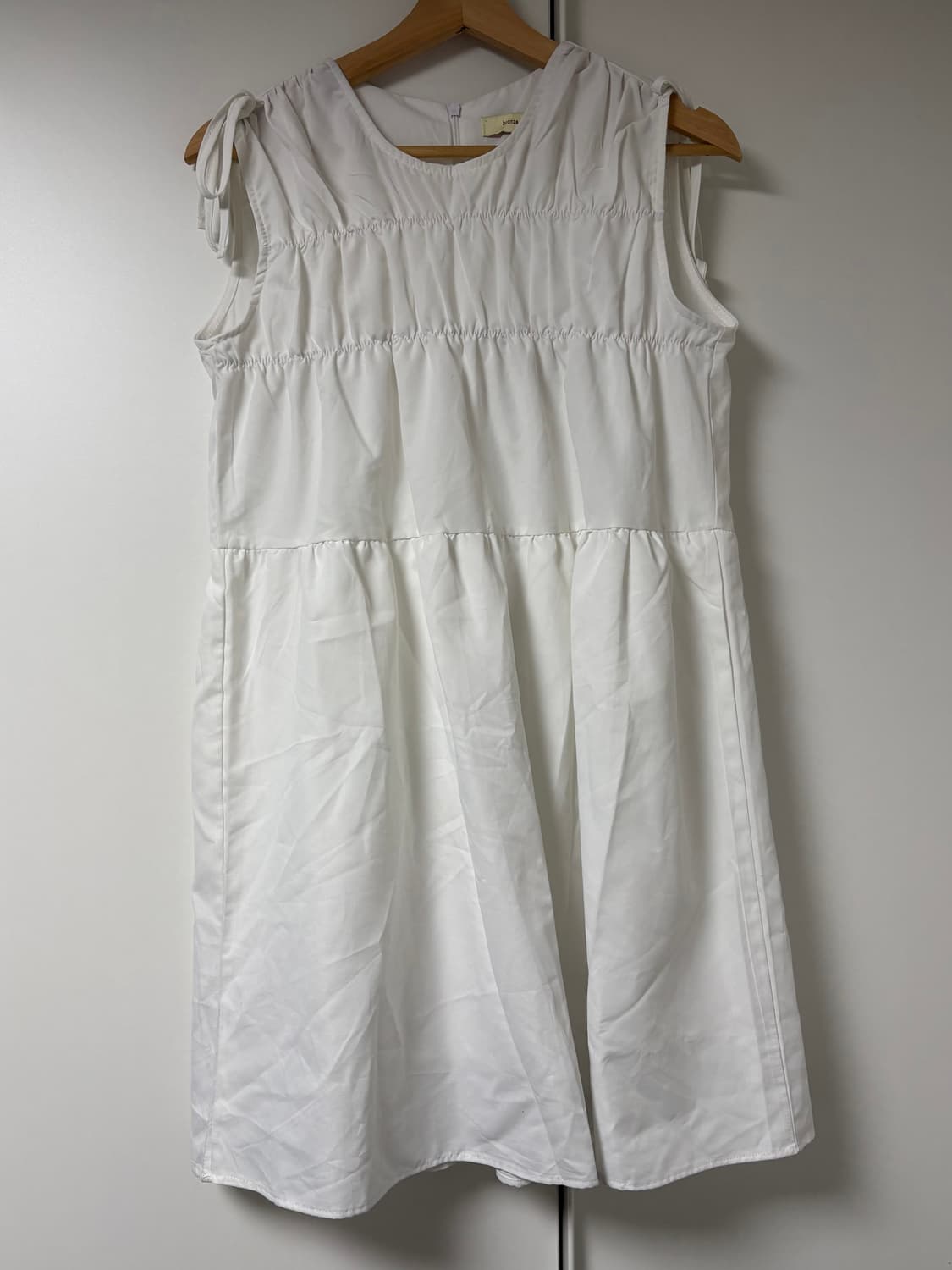 셔링 리본 원피스 상품이미지1