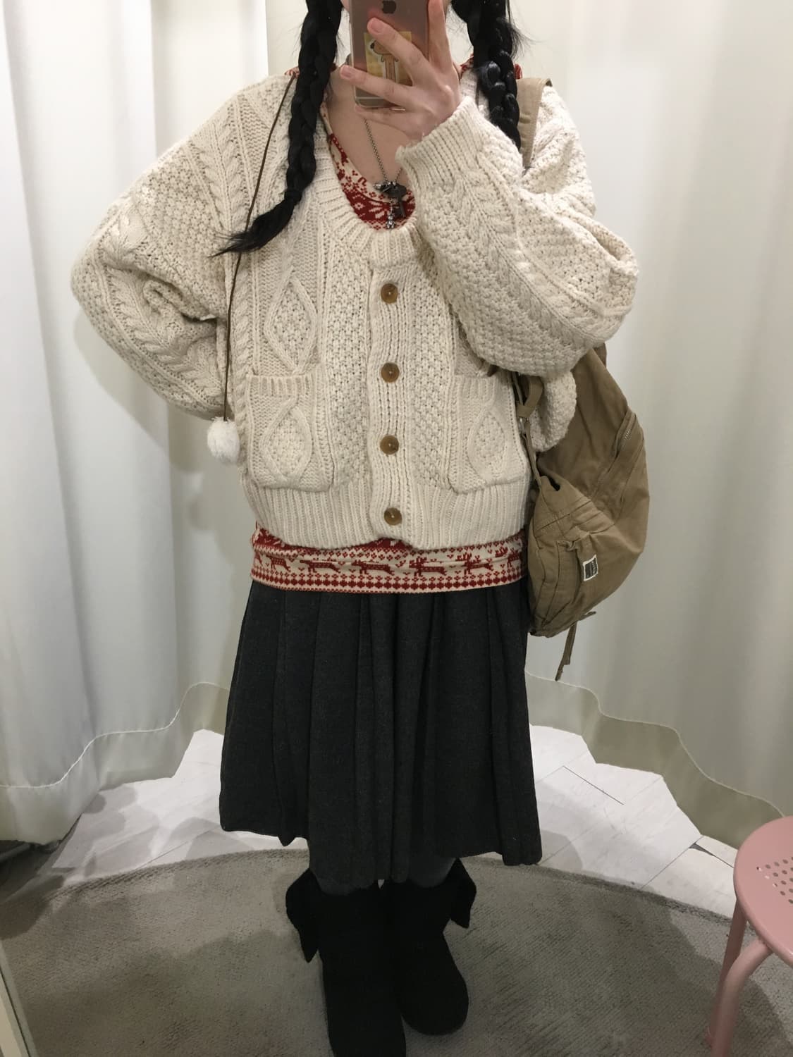 love and peace cardigan 상품이미지6