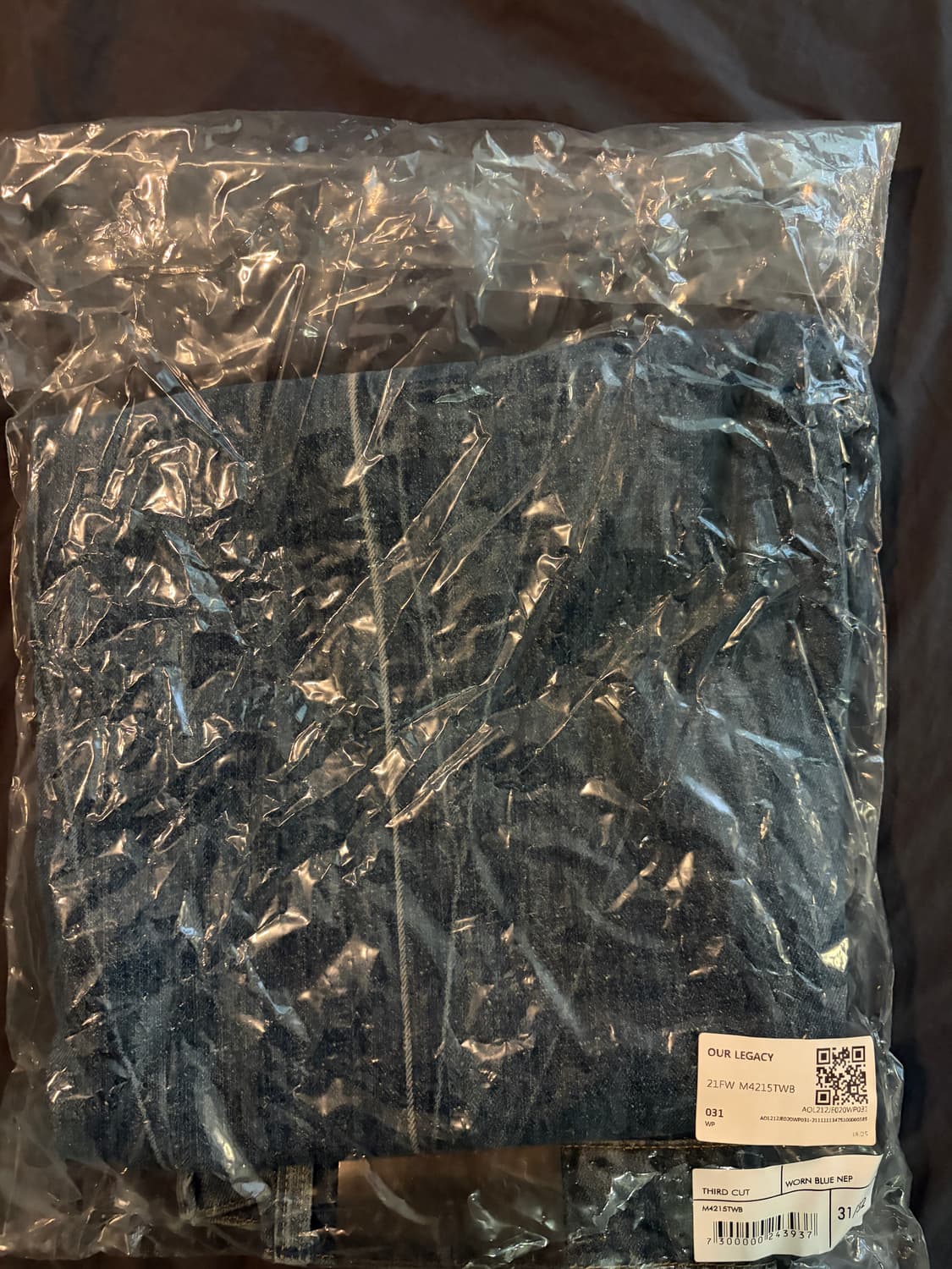 아워레가시 원 블루넵 worn blue nep 써드컷 상품이미지3