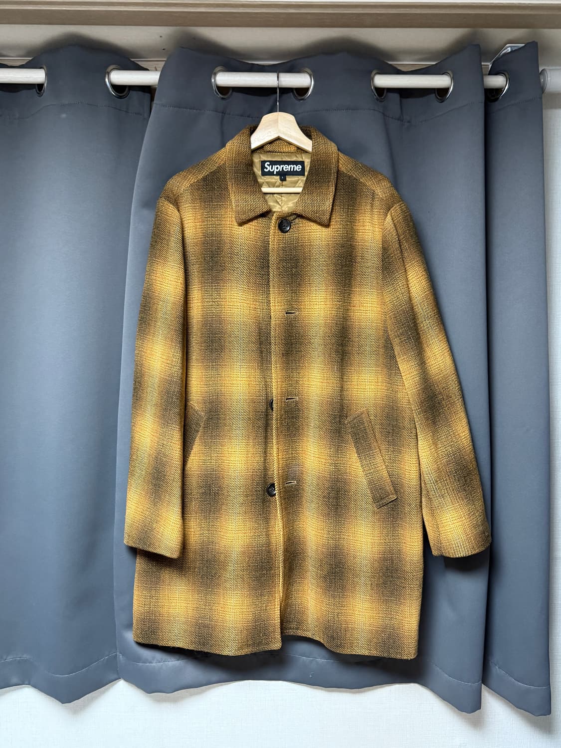 슈프림 16FW 쉐도우 플레드 코트 L 상품이미지3