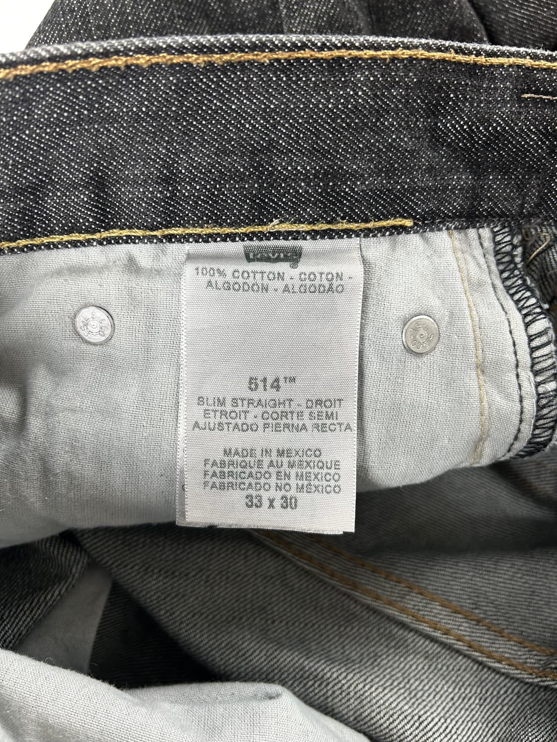 리바이스 514 슬림 스트레이트 데님 팬츠 상품이미지5