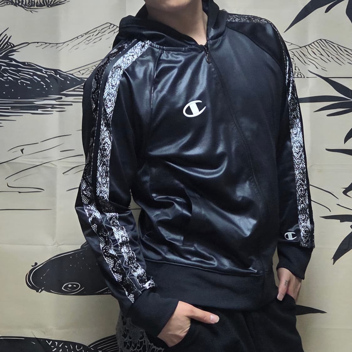 파이톤 라인 챔피온 후드 져지 상품이미지6