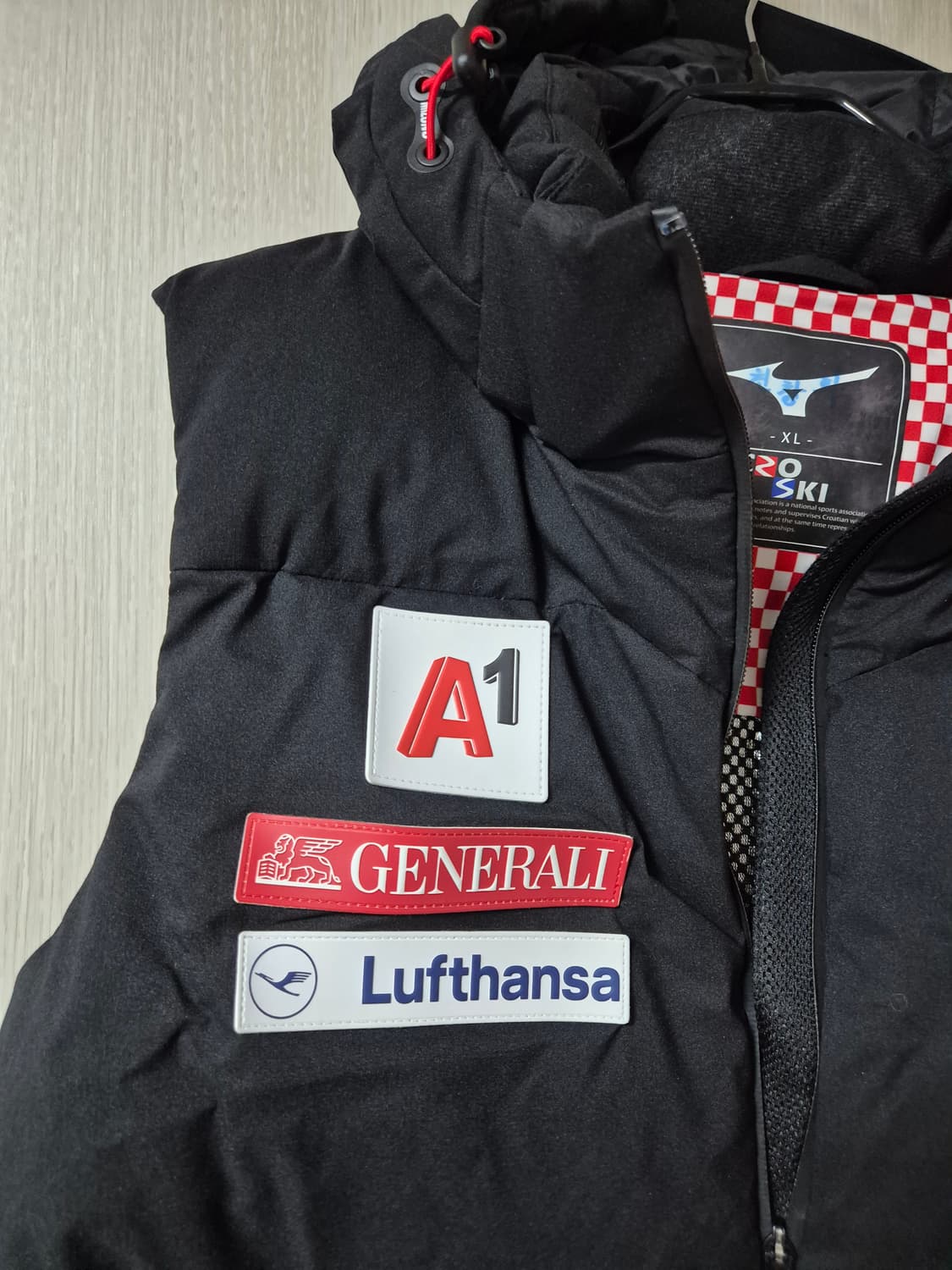 미즈노 크로 스키 다운 베스트 스키패딩조끼 XL 상품이미지3