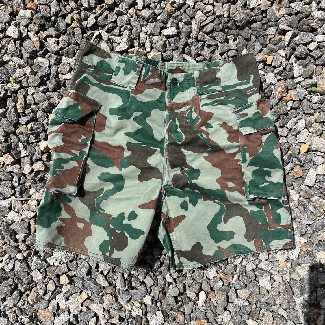 밀리터리 빈티지 커팅 카고팬츠 (실측확인) 상품이미지1