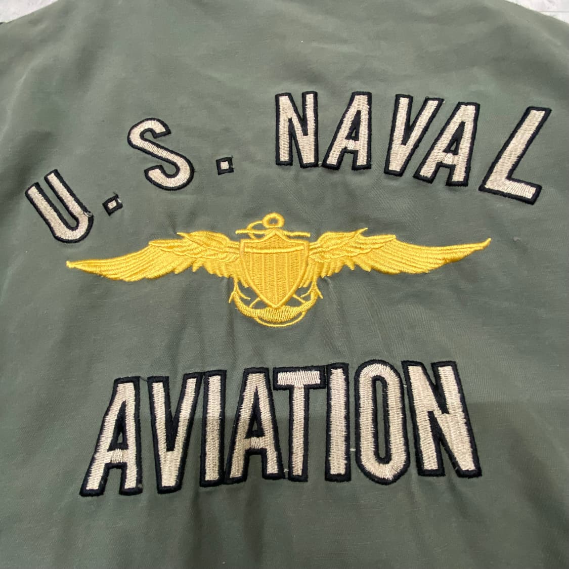 밀리터리 네이비씰자수 공군패치 야상자켓 L 상품이미지6