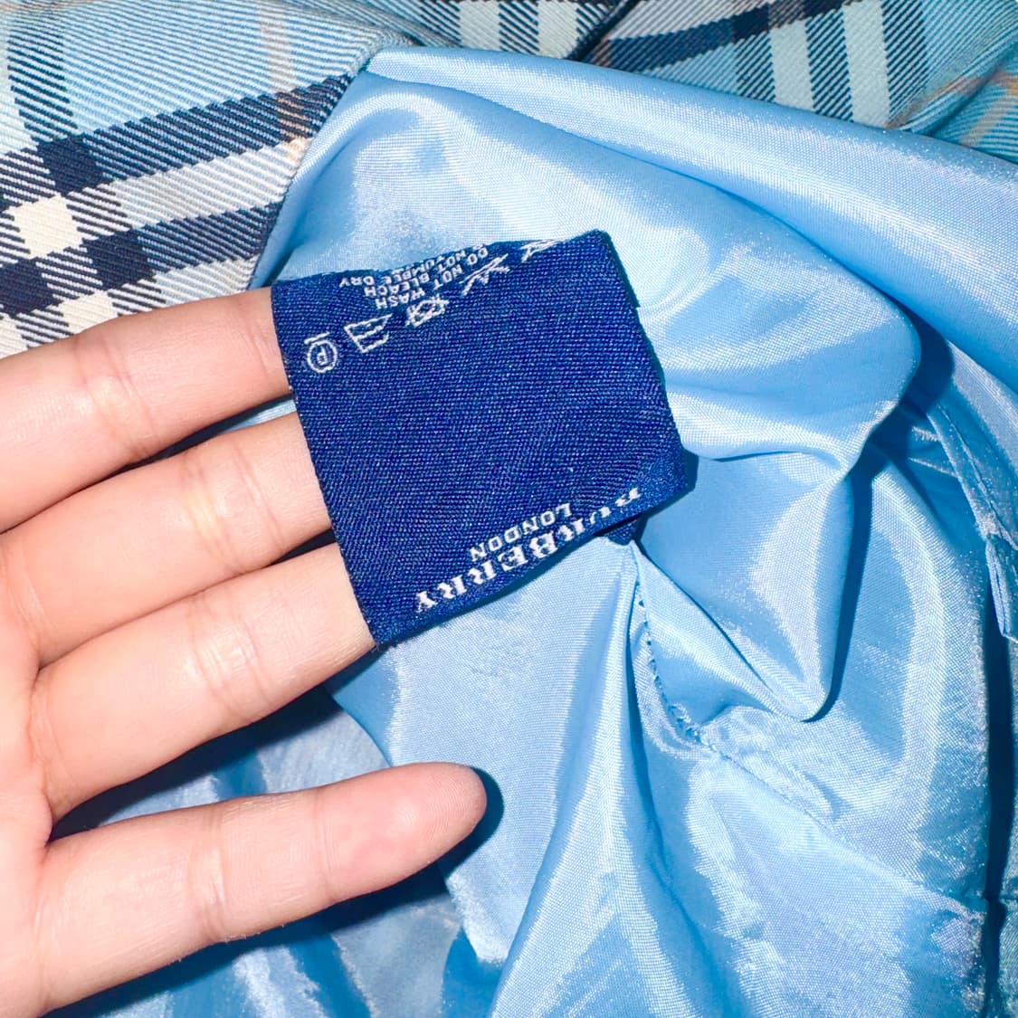 Baby Blue Check Skirt 상품이미지10