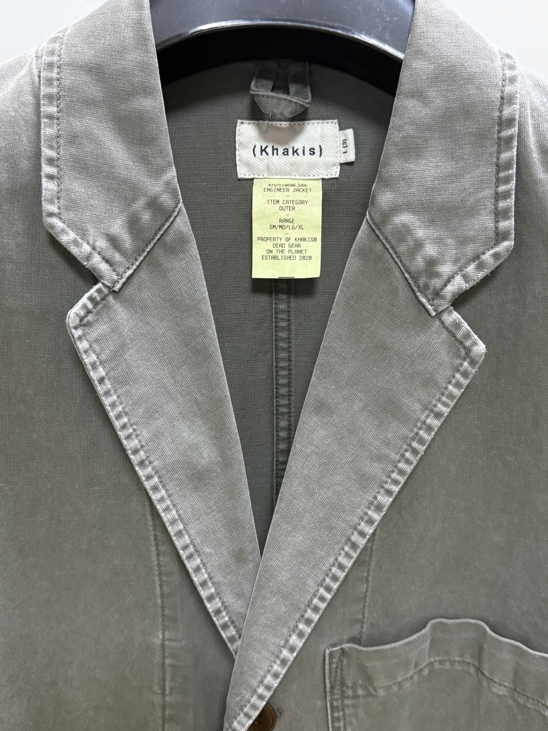 카키스 Khakis 빈티지 워크 자켓 3사이즈 상품이미지2