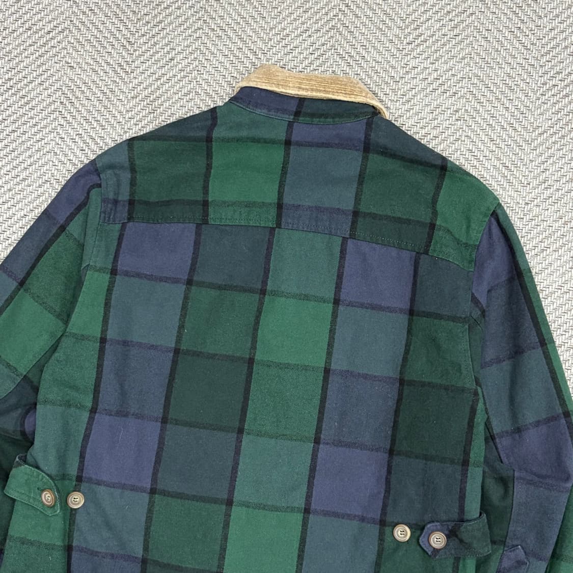 에디바우어 체크 헌팅 자켓 v1187 상품이미지4