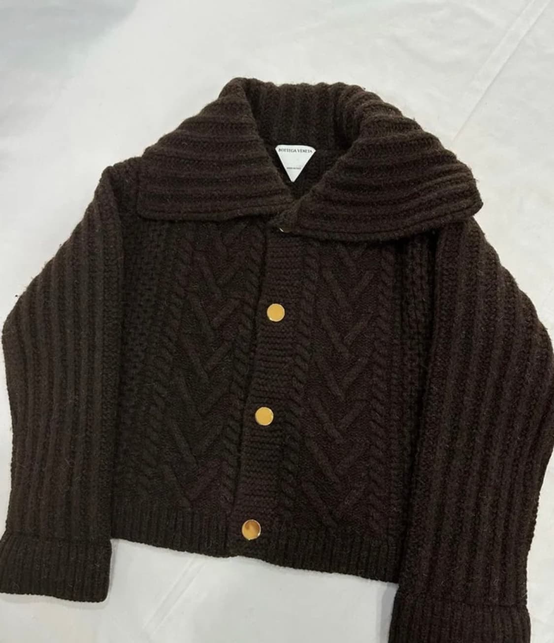 XS 텍ㅇ 새상품 보테가베네타 정가198만 청키 니트 스웨터 가디건 자켓 상품이미지7