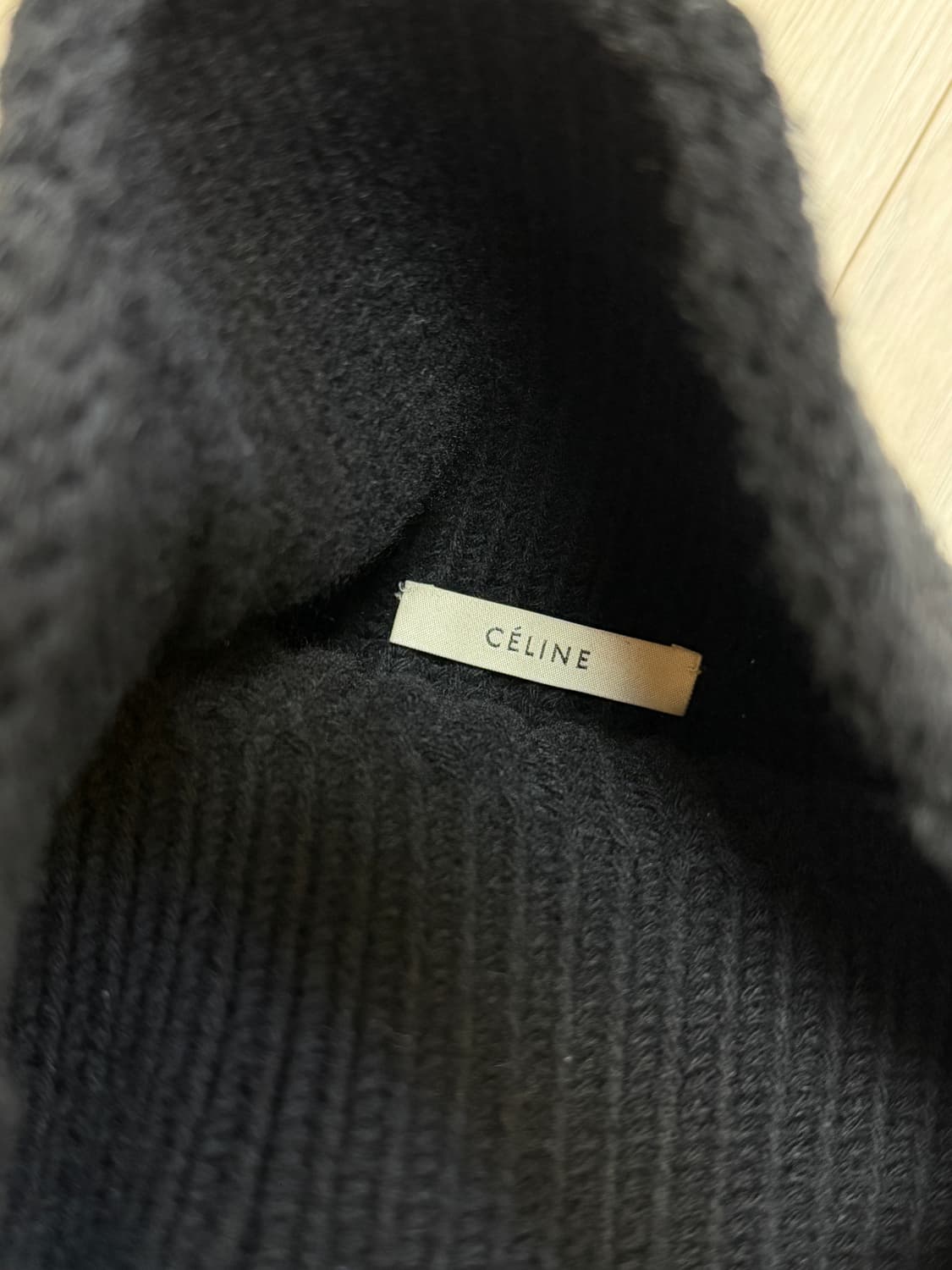 올드 셀린 터틀넥 니트 XS 상품이미지7