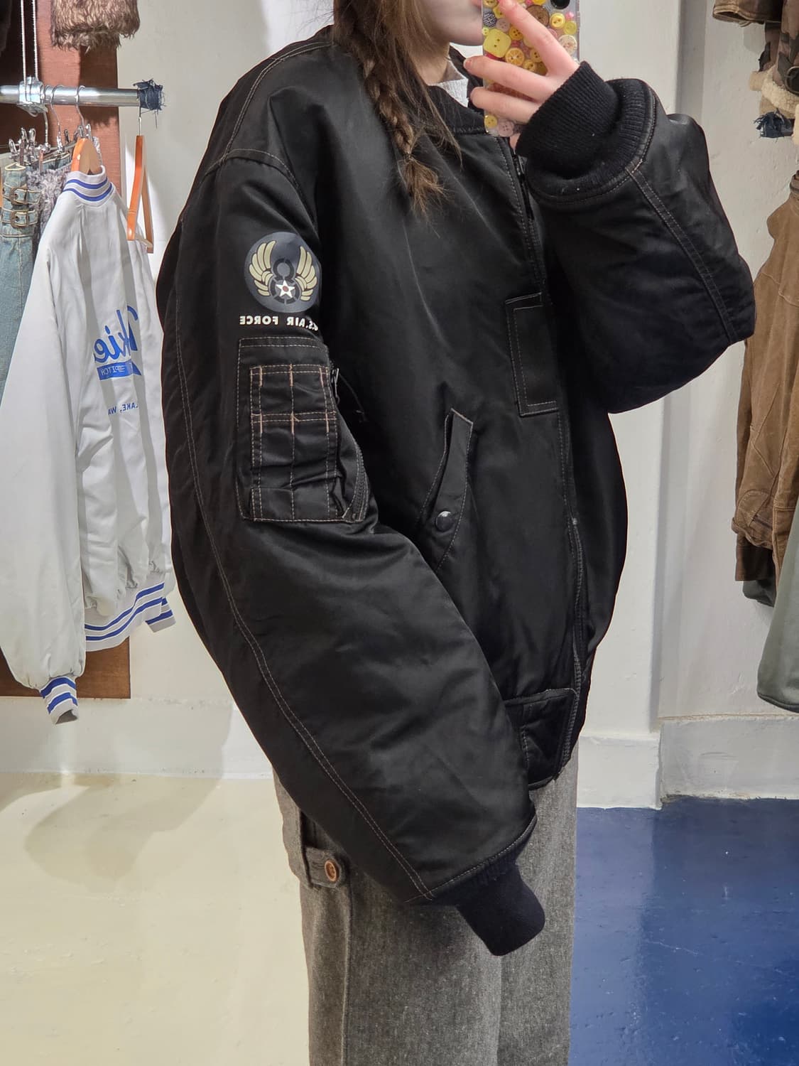 Military camo land ma-1 자켓 상품이미지2