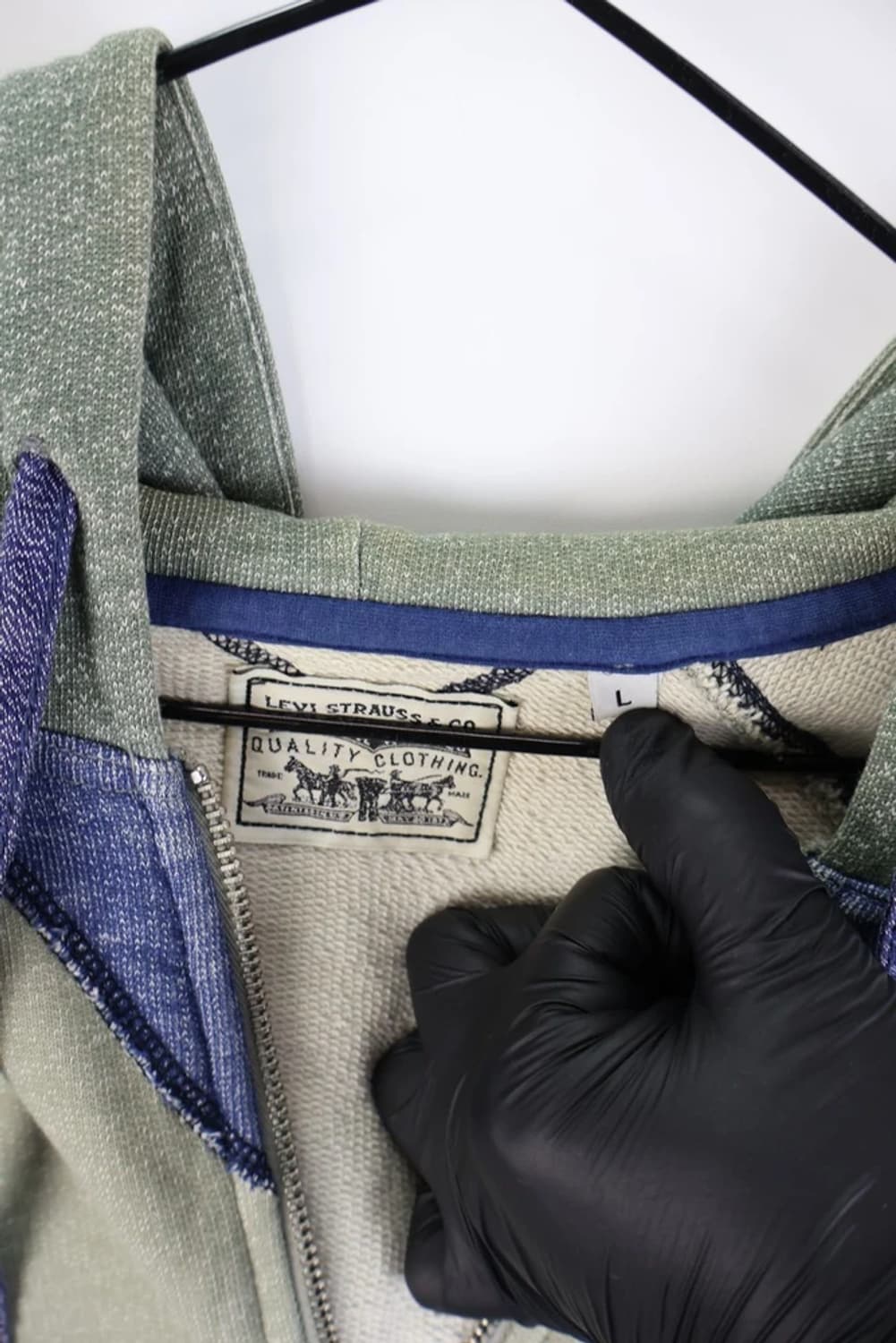 리바이스 501 베이지 올드스쿨 후드집업 상품이미지10