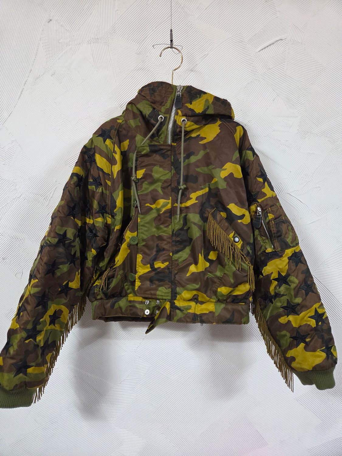 아디다스 제레미스캇 여성 카모 스타 멀티자수 셰르파 봄버자켓 x 상품이미지1