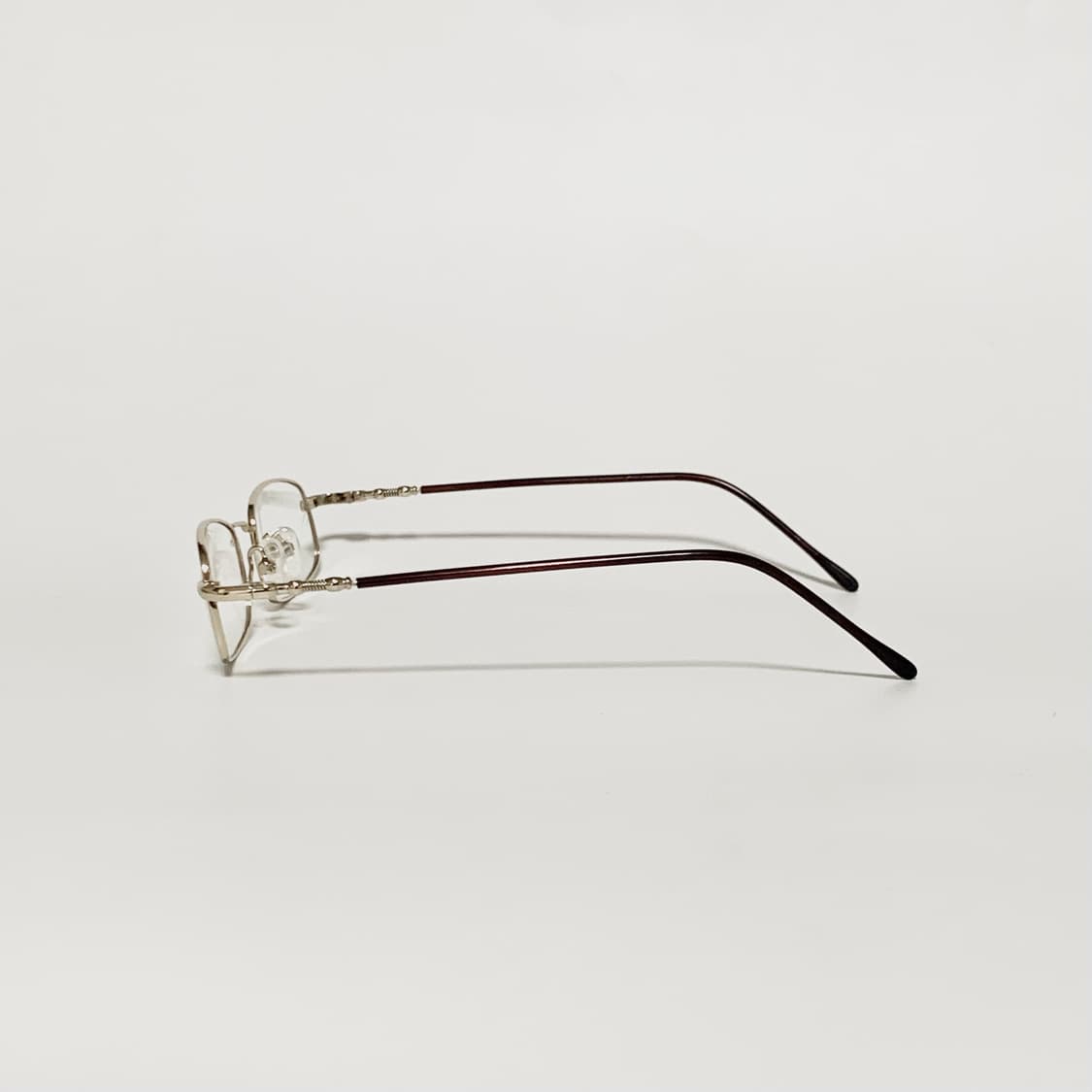 992 데드스탁 빈티지 안경테 슬림 풀메탈 골드 직사각형 남녀공용 픽키 상품이미지5