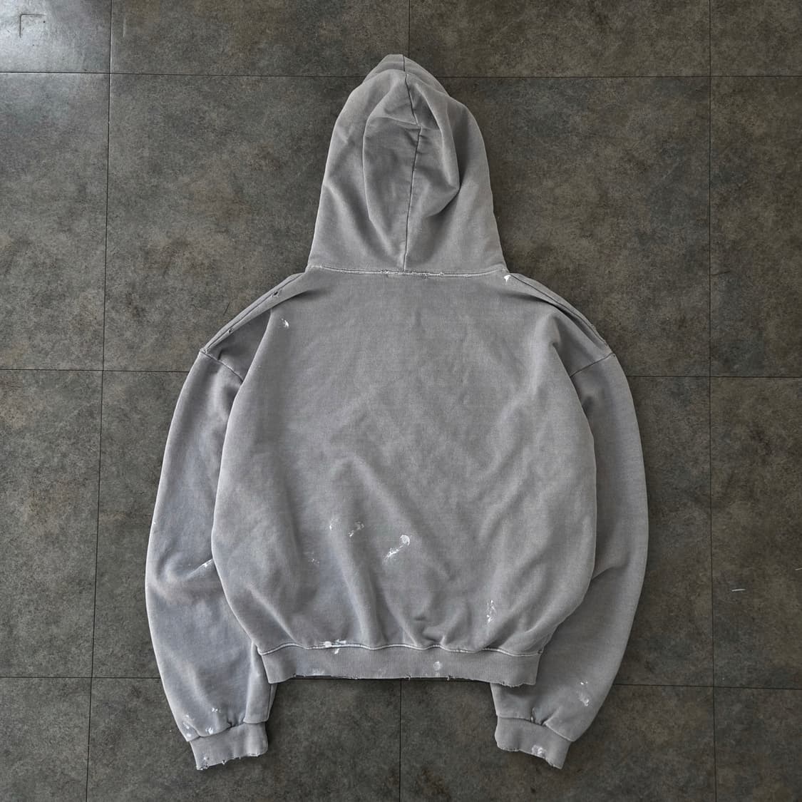빈티지 워싱 후드 집업 상품이미지3
