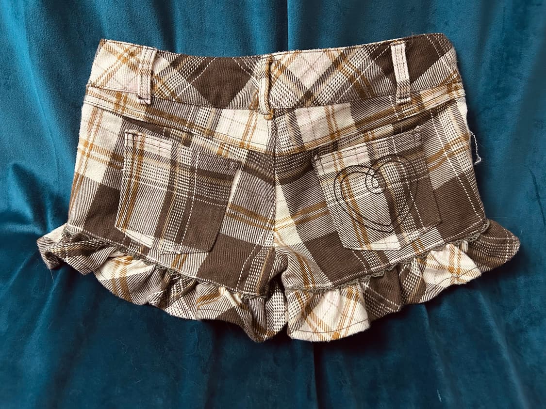 리즈리사 개대장 초코바닐라깔 라떼갸루 로우라이즈 숏팬츠 상품이미지2