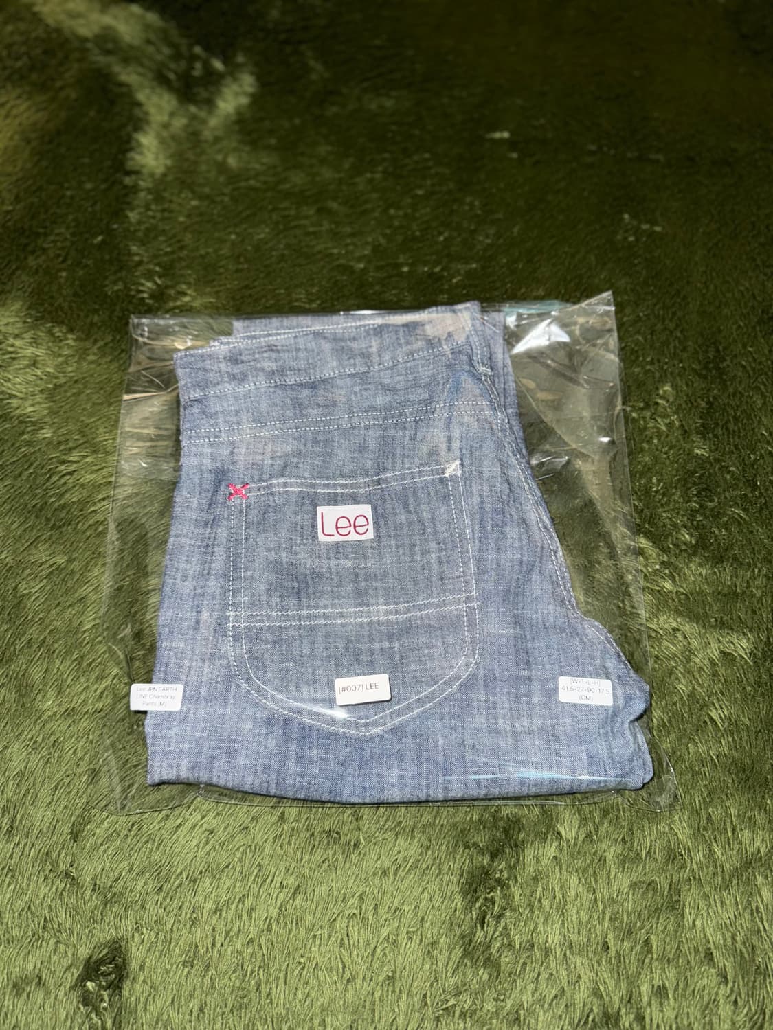 [M] LEE 리 MADE IN JAPAN EME 라인 샴브레이 워크팬츠 상품이미지10