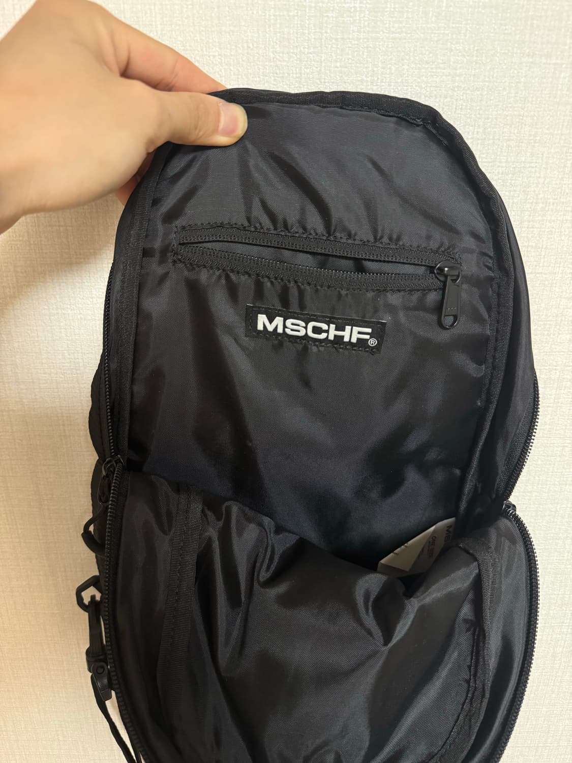 미스치프 투웨이 메쉬 슬링백 블랙 상품이미지4