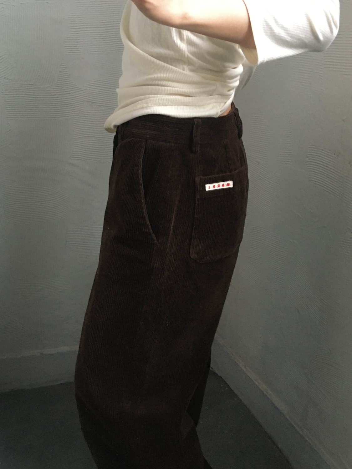  Marni 마르니 브라운 컬러 골덴 바지   ﻿ 상품이미지1