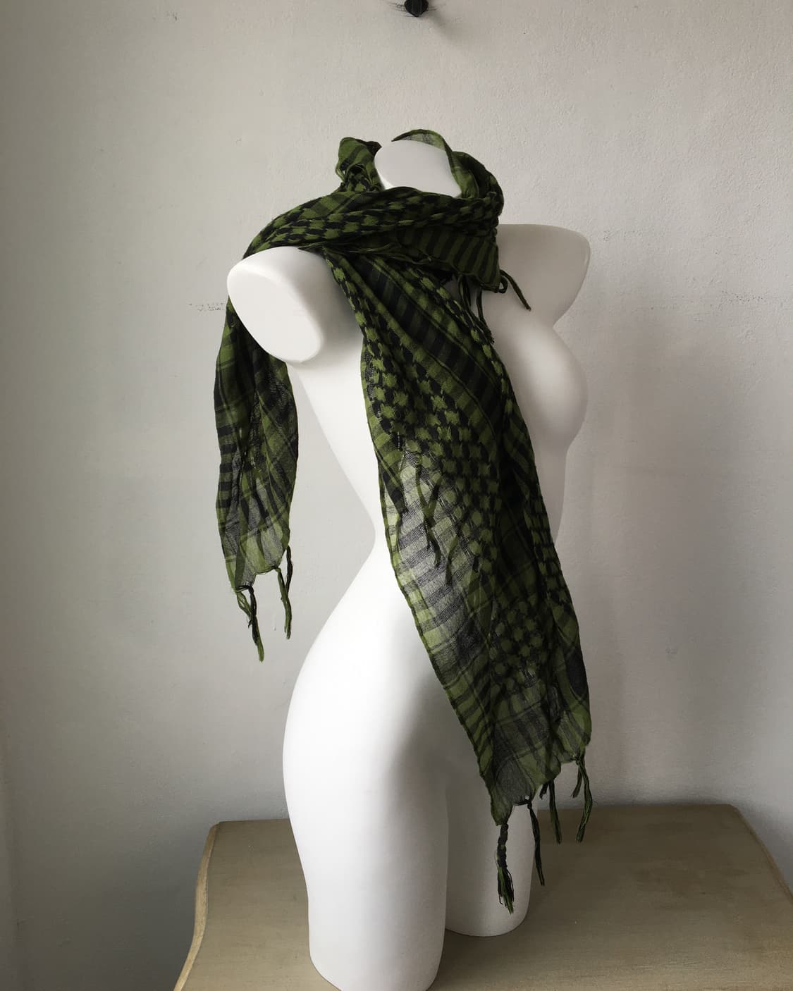 check pattern fringe scarf 상품이미지5