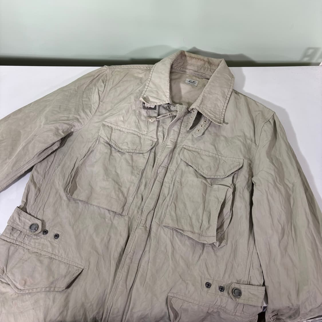 95-100 CP컴퍼니 베이지 나일론 야상자켓 상품이미지1