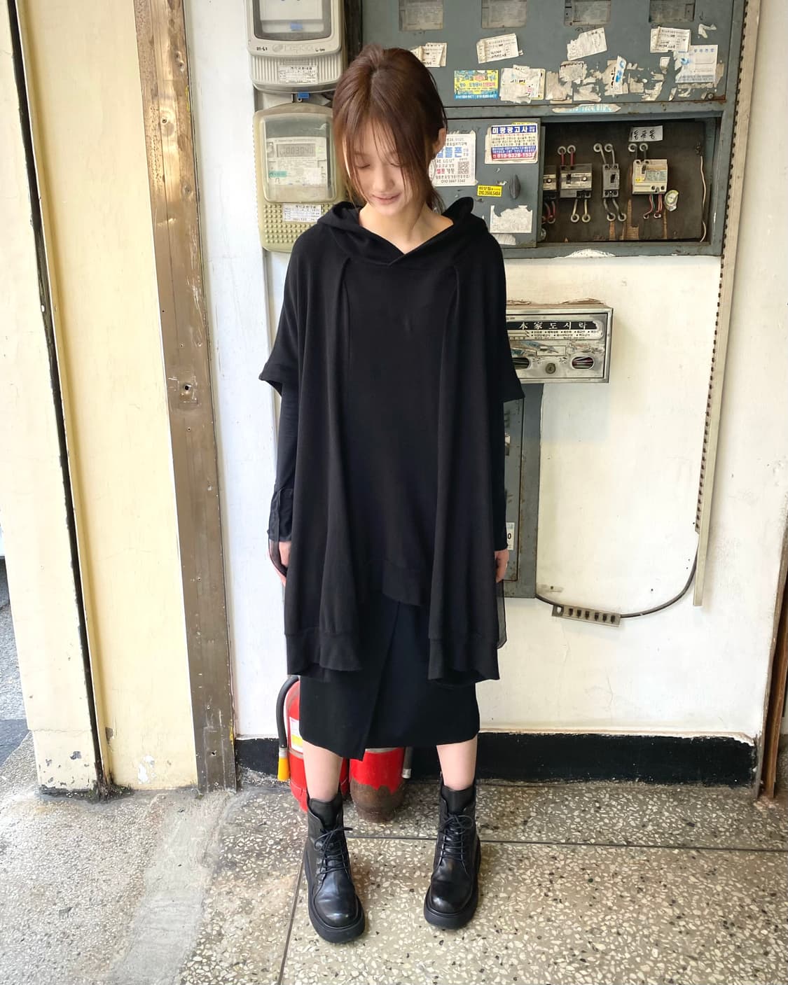 Y’s by 요지 야마모토 2020 S/S 기믹 슬리브리스 후드 상품이미지10