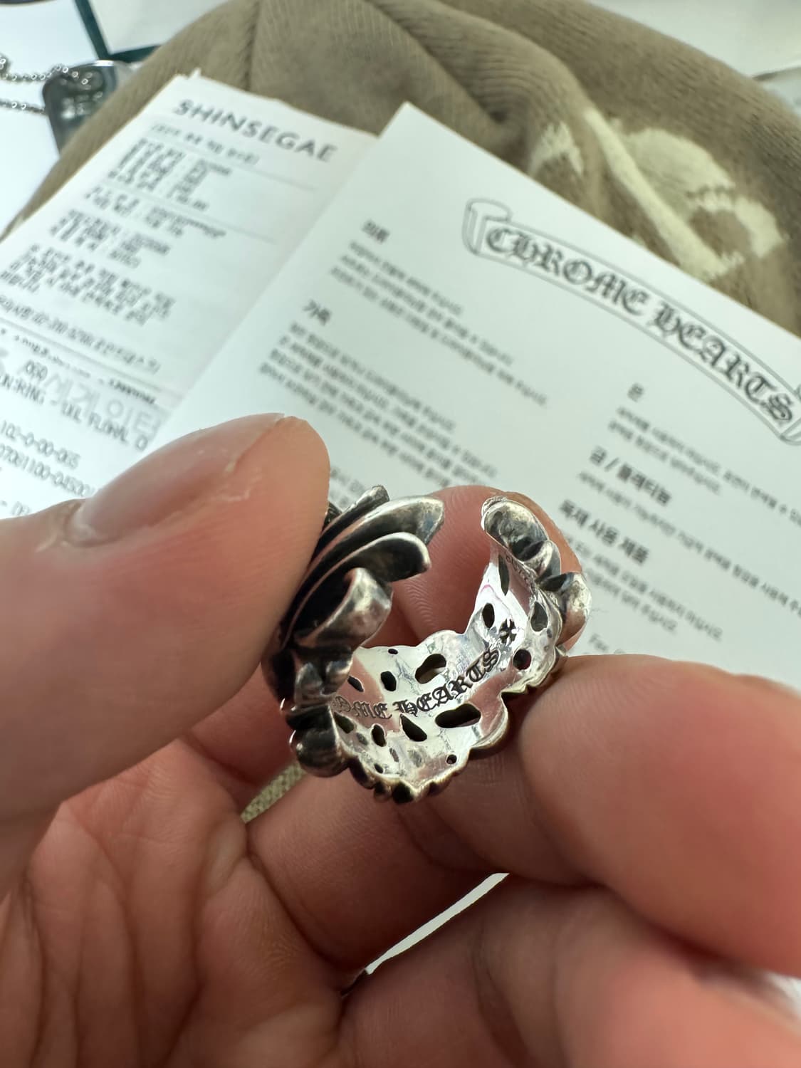 크롬하츠 더블플로랄링 상품이미지3