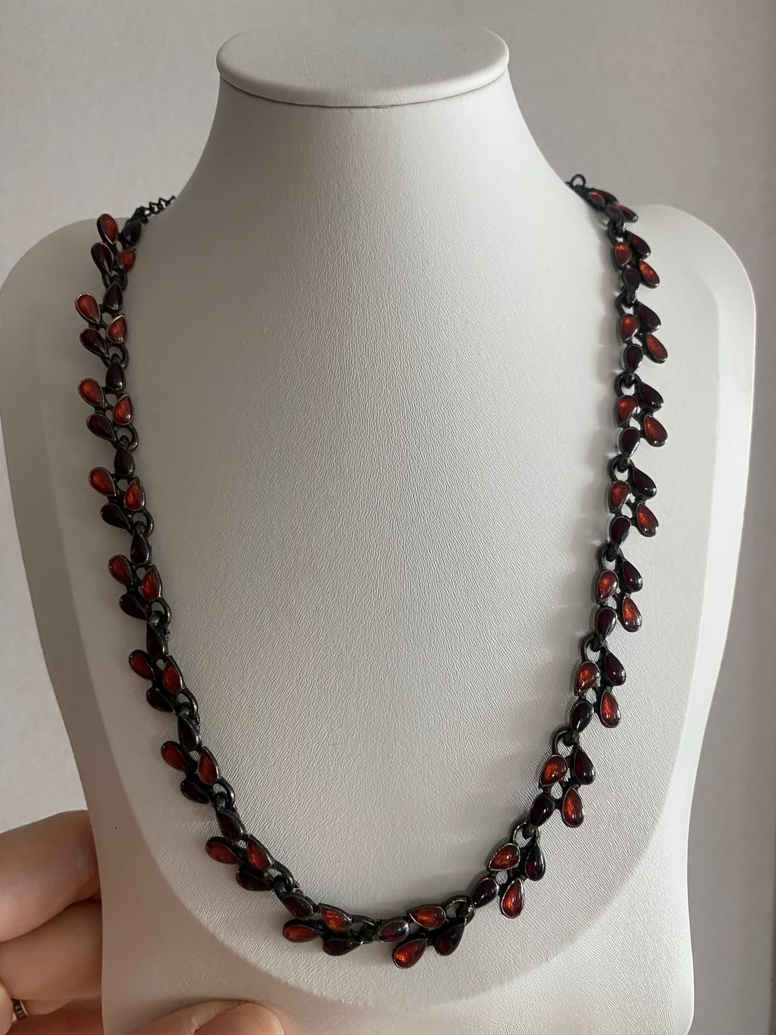 빈티지 와인 오렌지빛 목걸이 상품이미지6