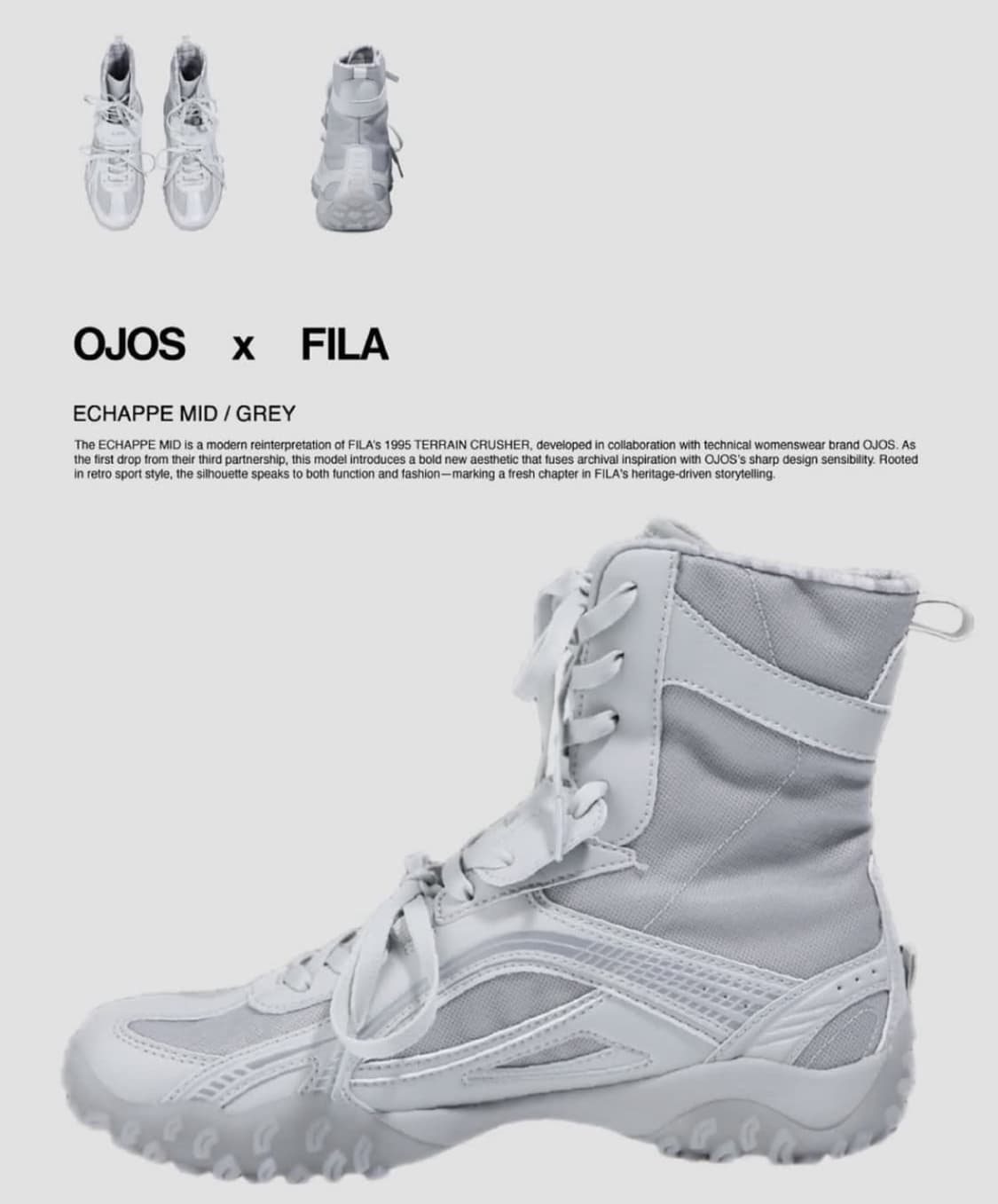 오호스 휠라 에샤페 미드 230 상품이미지3