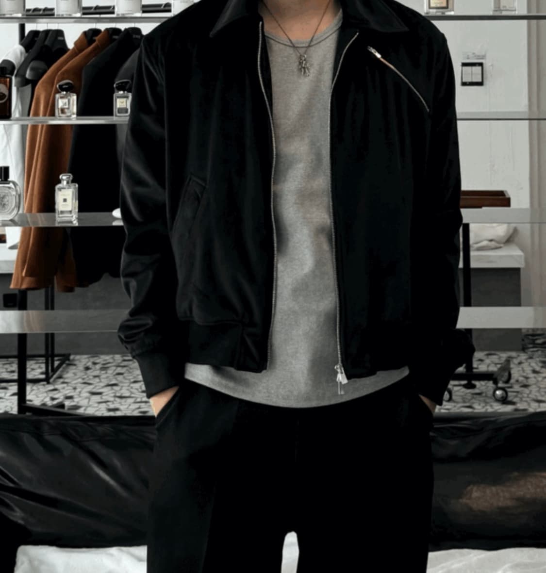 준느 J35 벨벳자켓 L 상품이미지3