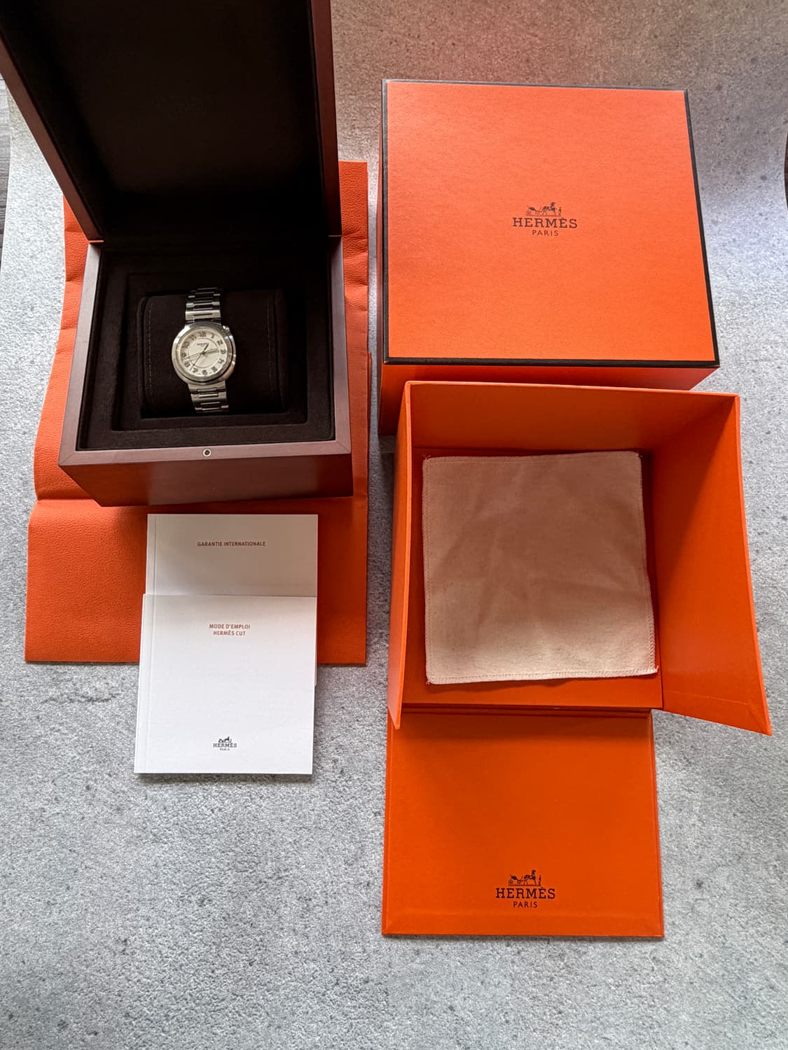 에르메스 CUT 워치 라지 시계 판매합니다. 상품이미지6