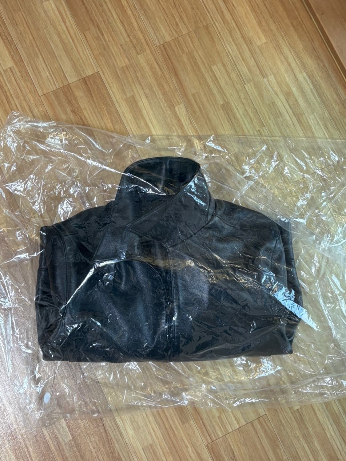 머듈 014 레더자켓 블랙 2size  상품이미지1