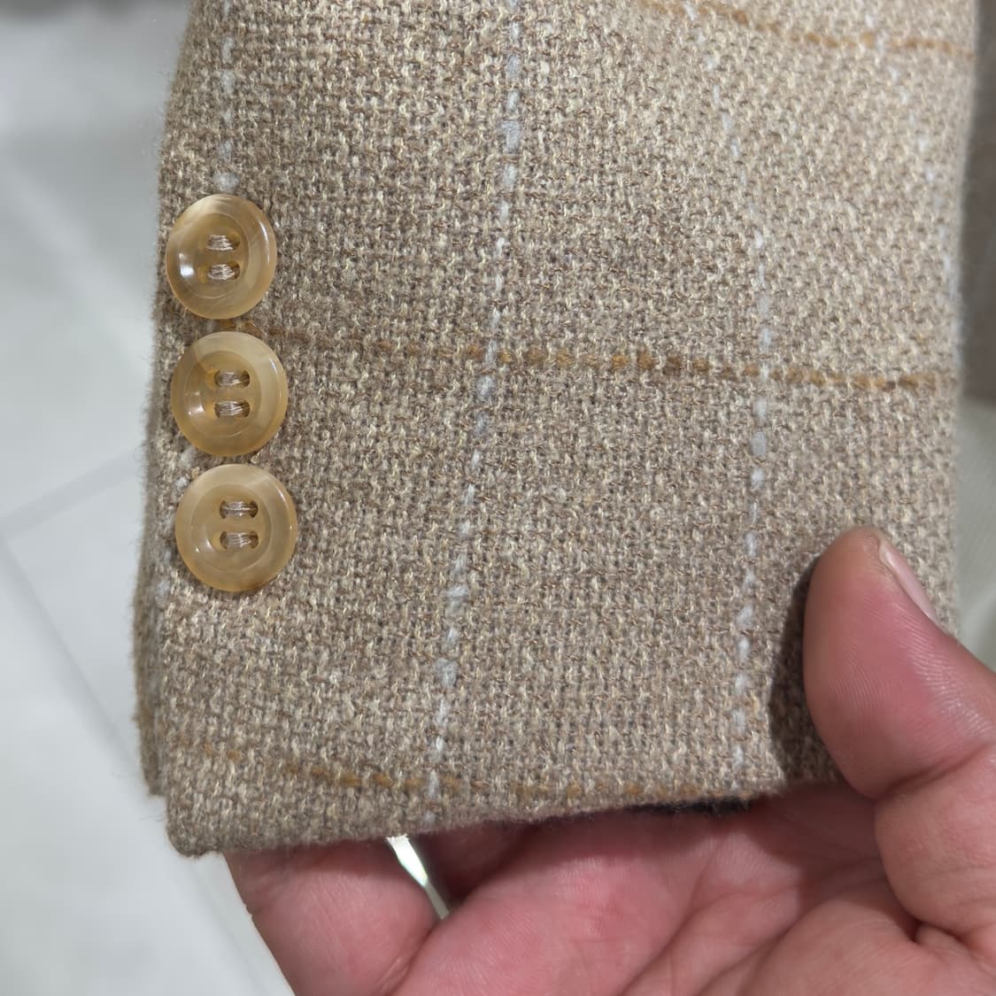 일본 테일러드 Mila Schon X Lonner 트위드 자켓 상품이미지7