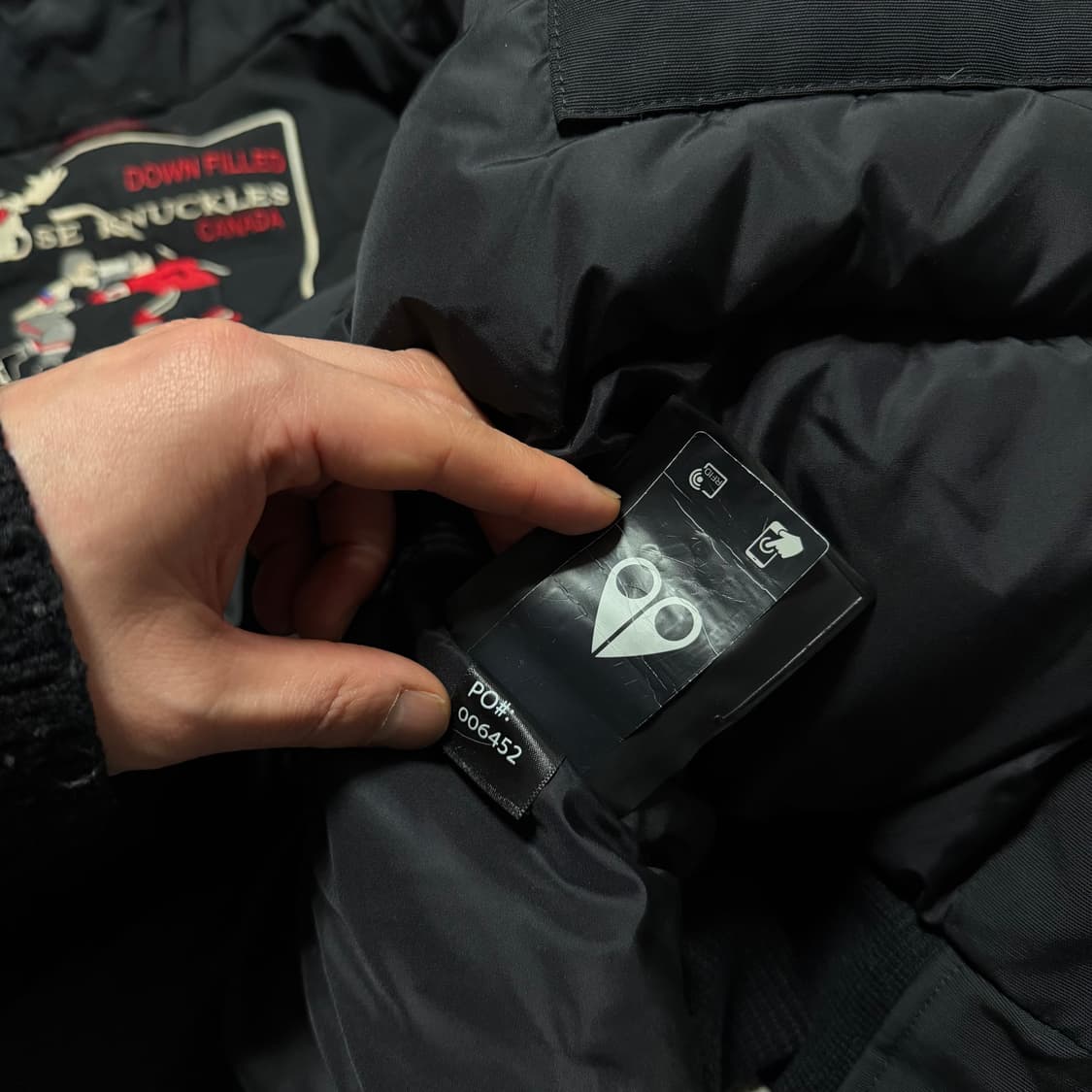 무스너클 발리스틱 봄버 블랙 폭스 퍼 블랙 (오케이몰 정품) 상품이미지7