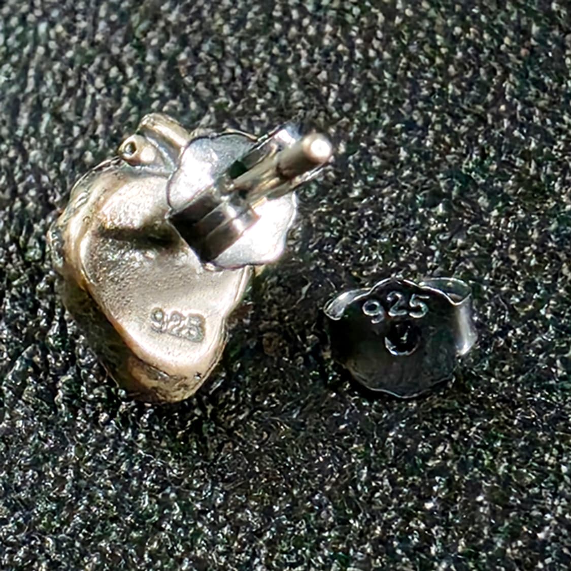 카르데아 실버 귀걸이 피어싱 은 남자 여자 명품 고딕 심장 상품이미지4