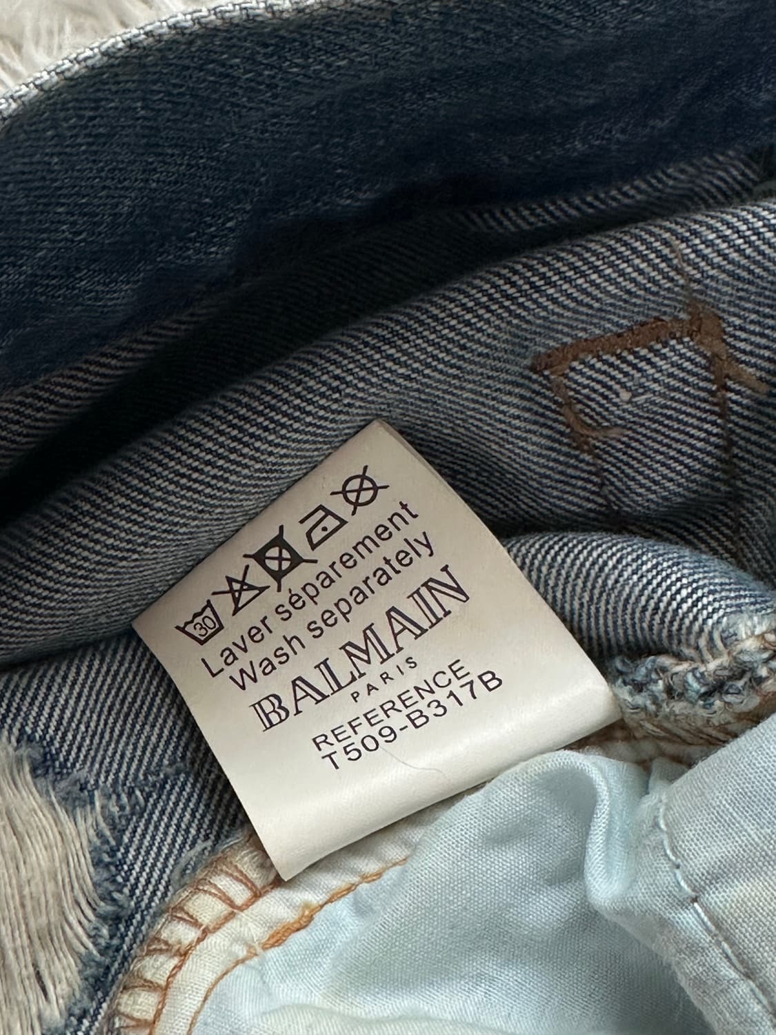 발망 데미지 워싱 청바지 29 상품이미지6