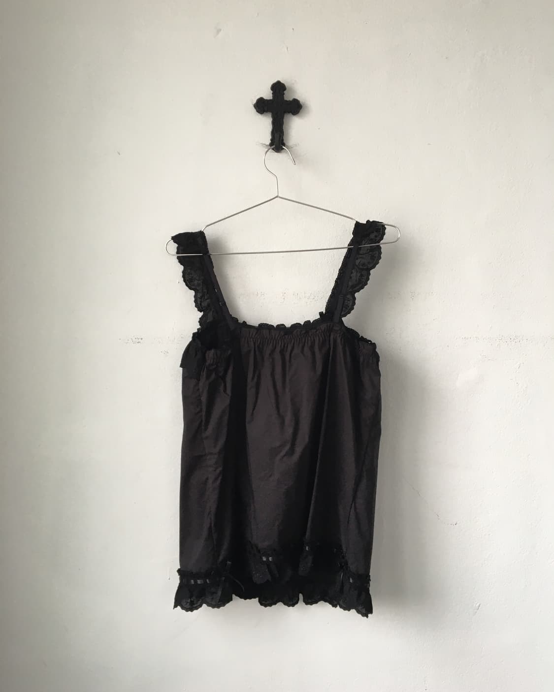 Ribbon frill point sleeveless 상품이미지2