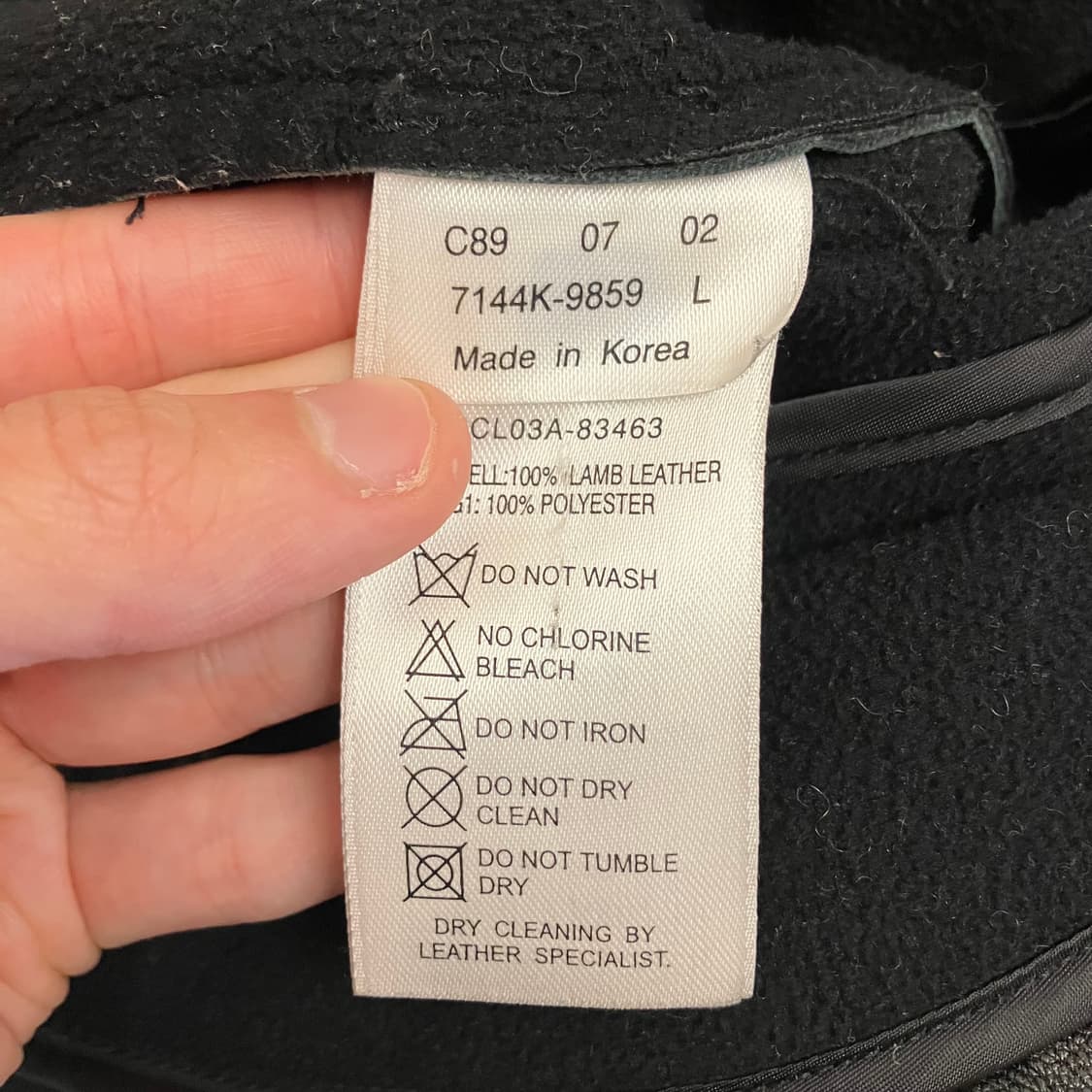  N188 리바이스 가죽 자켓 상품이미지4