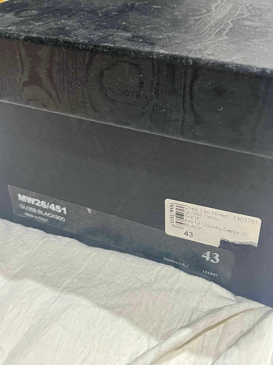 드리스반노튼 19fw 청키더비 43 상품이미지6