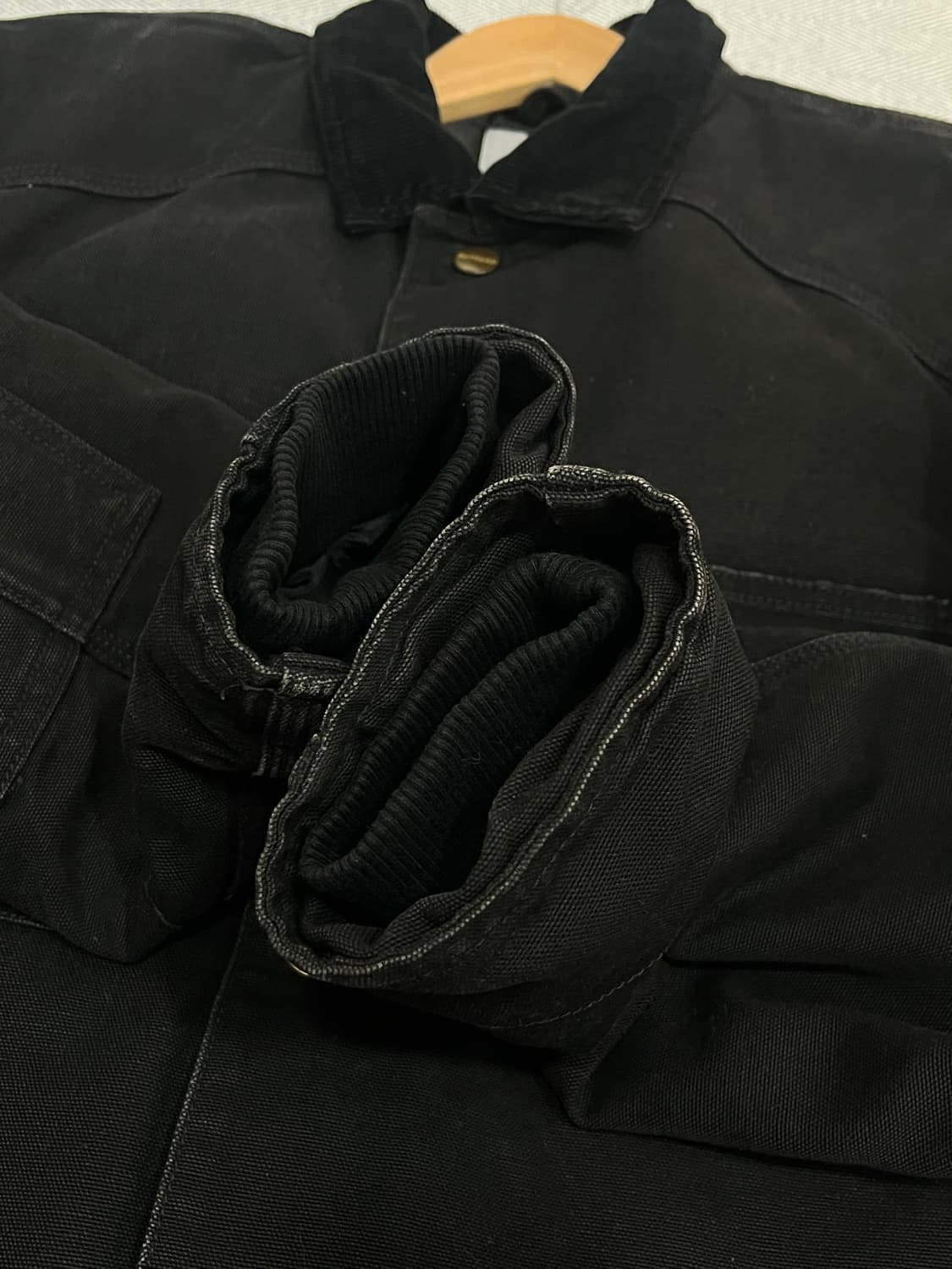칼하트 초어자켓 코듀로이 퀼팅안감 워크자켓 M 블랙 상품이미지6