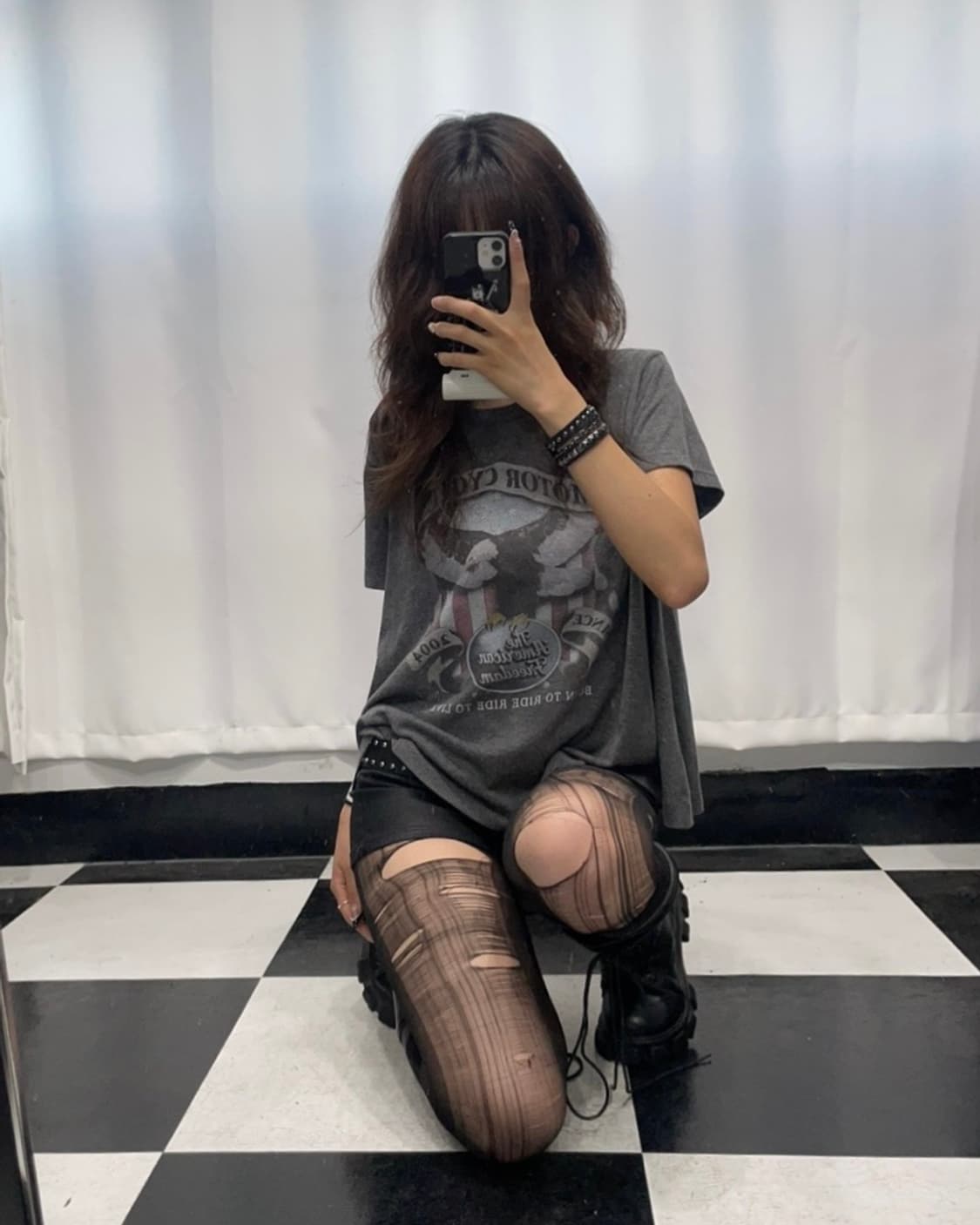 🎸그레이 프린팅 티셔츠🎸 상품이미지3
