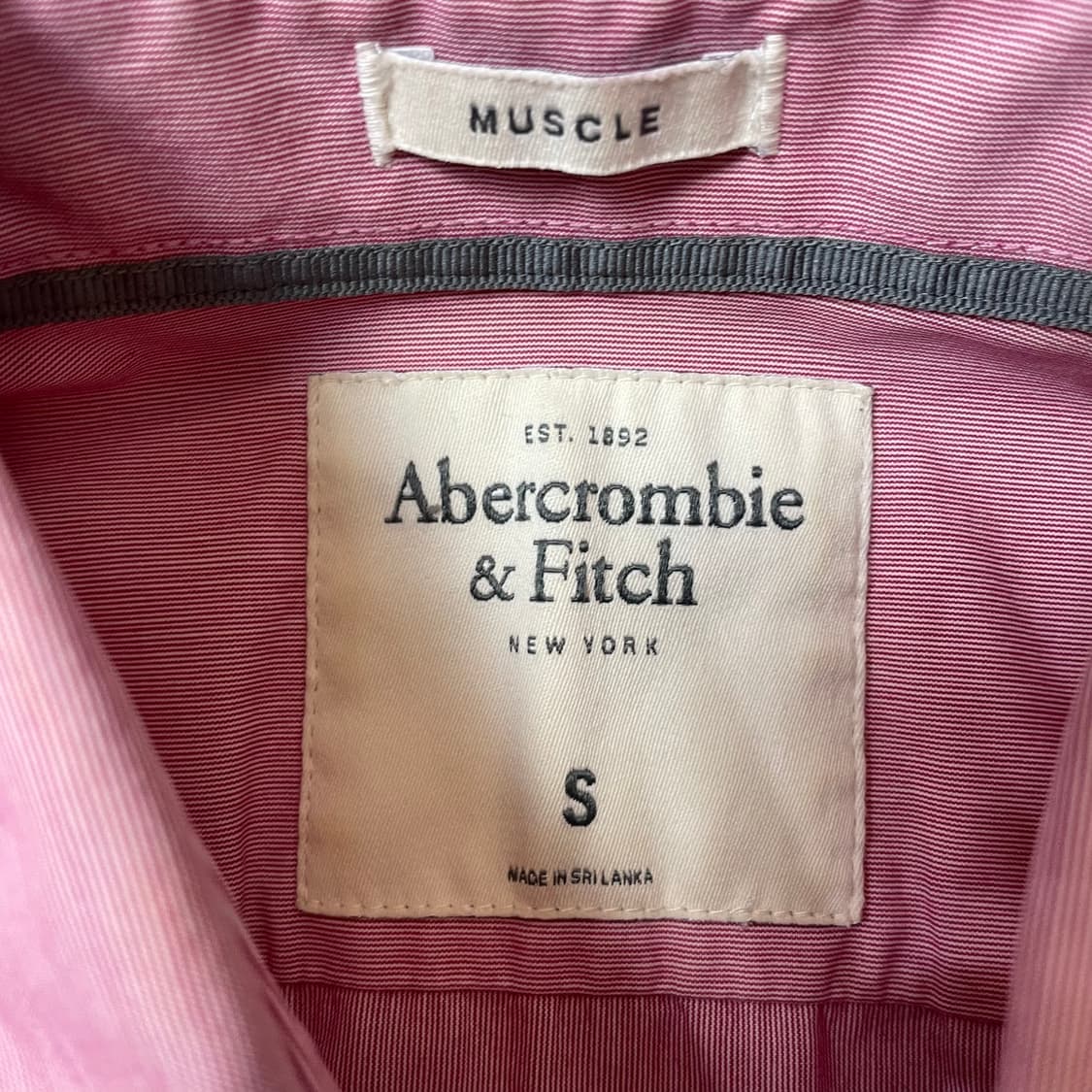 아베크롬비앤피치 원포켓 긴팔 셔츠 S 상품이미지5